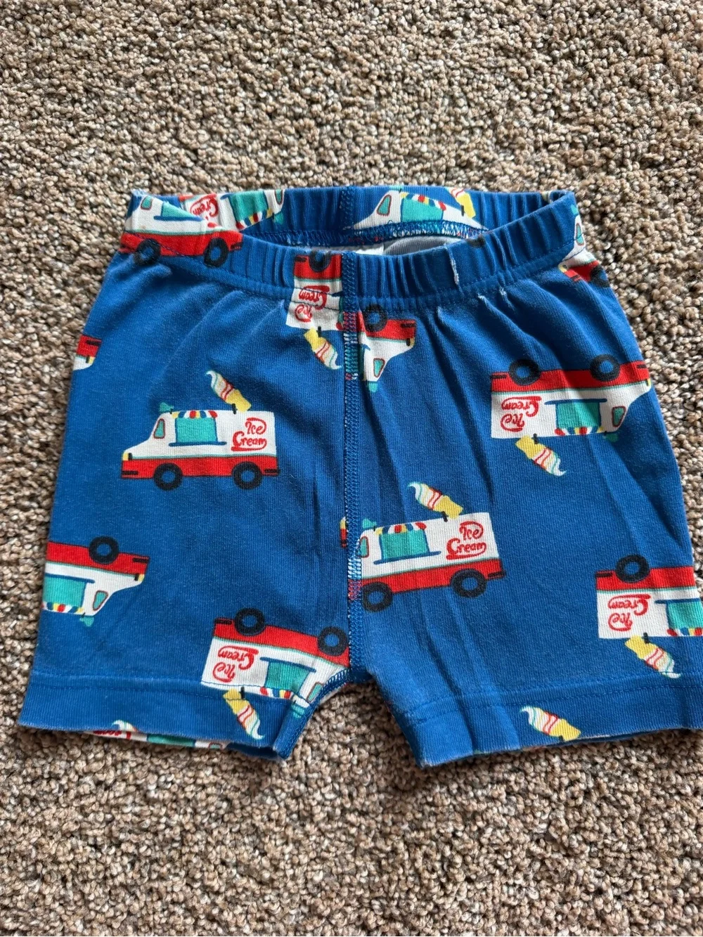 HANNA ANDERSSON Ice Cream Truck Short Sleeve & Shorts Pajama Set